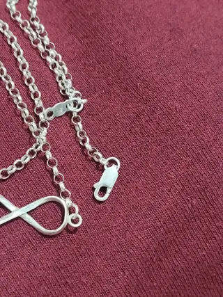 Collar mujer infinito plata