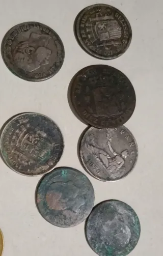 Pack monedas antiguas de plata 835