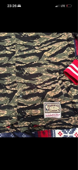 Chaqueta Mitchell & Ness Talla M Camuflaje