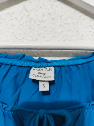 Blusa Piazza Italia azul