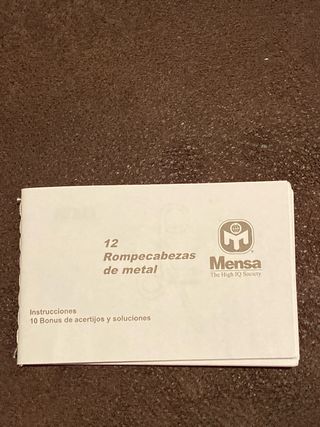 Colección Puzzles Metálicos Mensa