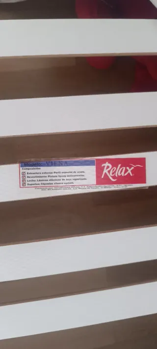 Somier de láminas madera con tensores lumbares