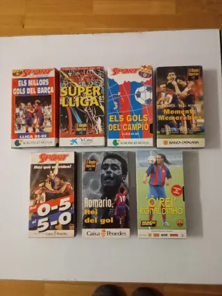 Lotes VHS Barça: Gols, Lliga, Romario, Ronaldinho