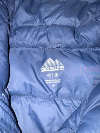 Abrigo de Plumas Azul