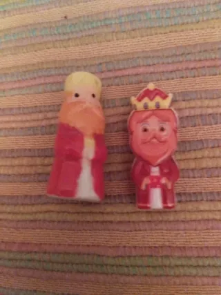 Figuras Reyes Magos Roscon - color rojo