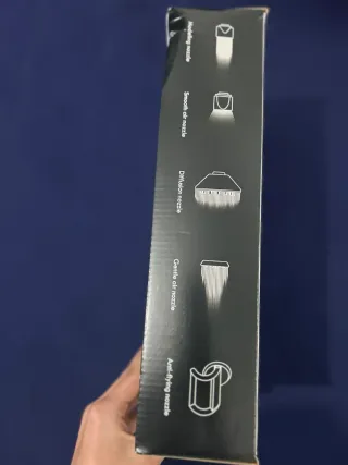 Secador de pelo  rosa y negro