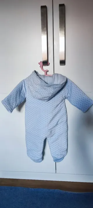 Traje saco bebé azul Doña Carmen T. 6m