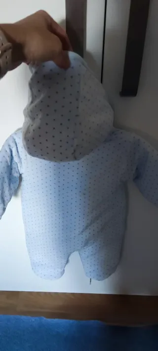 Traje saco bebé azul Doña Carmen T. 6m