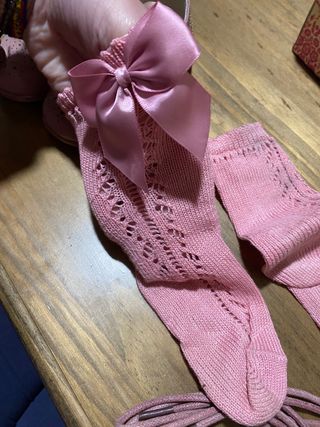 Zapatos niña rosa Talla 20 + calcetines