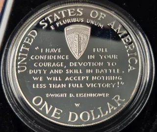 Colección 3 Monedas Plata Desembarco Normandía