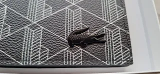 Portafoglio Lacoste uomo marrone scuro