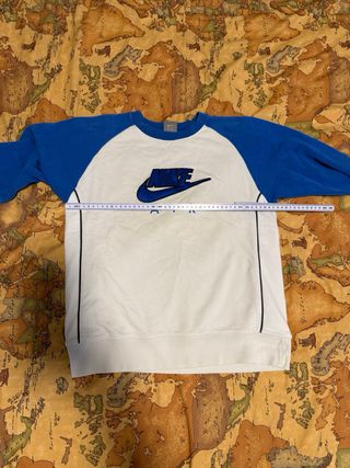 Felpa Nike Air blu e bianca