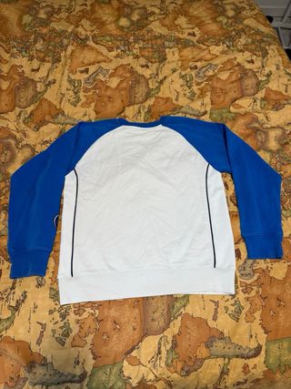 Felpa Nike Air blu e bianca