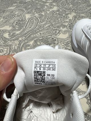 Adidas Court Platform Mujer Talla 39 1/3.