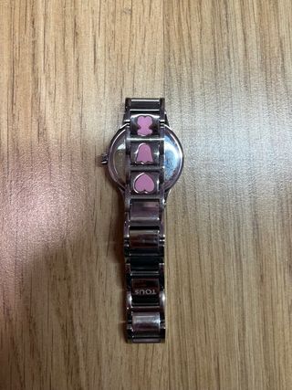 Reloj Tous Plateado y Rosado - edicion limitada