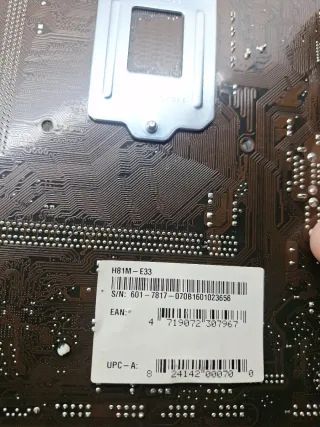 Placa Base MSI H81M-E33