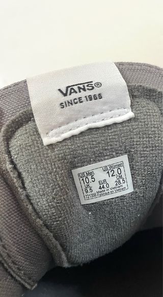 Vans Talla 44 Gris