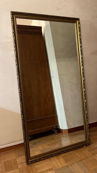 Espejo Grande Marco Dorado