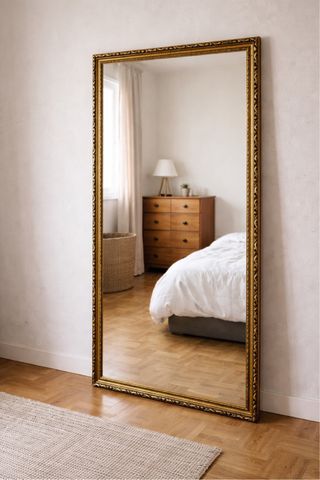 Espejo Grande Marco Dorado