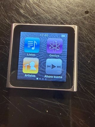 iPod Nano 6ta Gen Plata/Negro