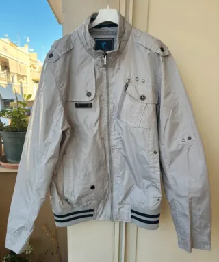 Giubbotto uomo grigio