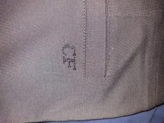 Pantaloni Carla Ferroni Marrone Fango Tg 46