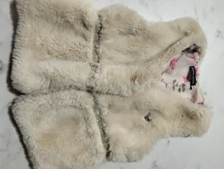 Gilet in pelliccia sintetica bimba