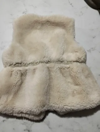 Gilet in pelliccia sintetica bimba