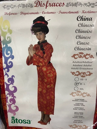 Disfraz Carnaval Geisha Talla M-L