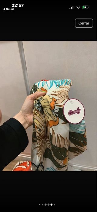 Traje floral americana y pantalón