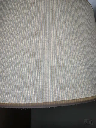 Lámpara de techo tela beige