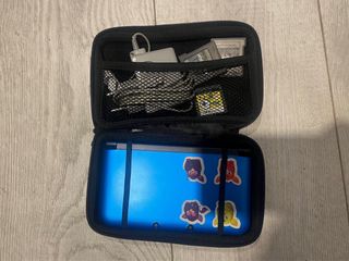 Nintendo 3DS XL Blu + Caricatore e Giochi