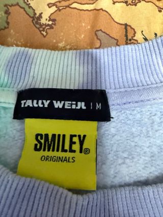 Felpa tie-dye con smile