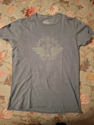 Camiseta Dockers Azul Estampada