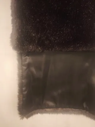 Chal imitación piel marron