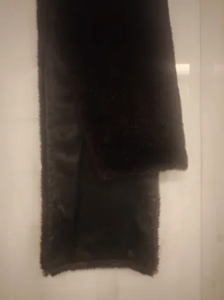 Chal imitación piel marron