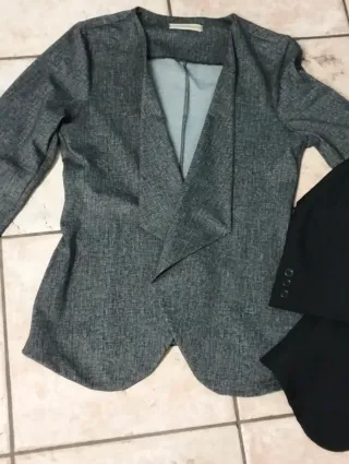 2 Blazer Donna Nero e Grigio