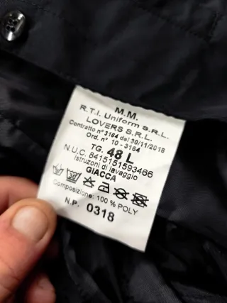 Giacca Trench Impermeabile Marina Militare Italia