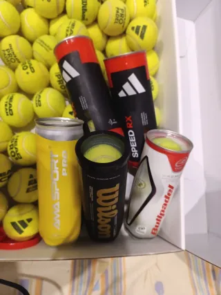 60 Pelotas Tenis y Pádel Variadas