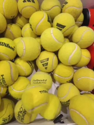 60 Pelotas Tenis y Pádel Variadas