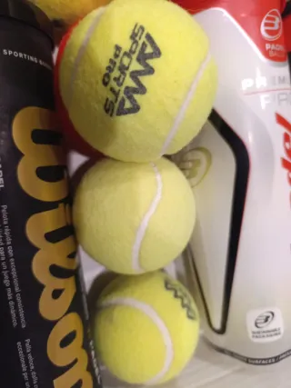 60 Pelotas Tenis y Pádel Variadas