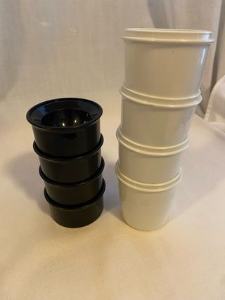 Set 4 Portauova Vintage Tupperware