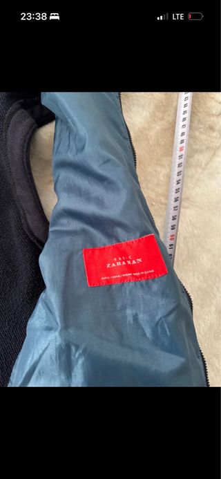 Chaleco Zara azul marino Talla XL