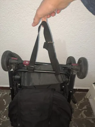 Silla de paseo negra