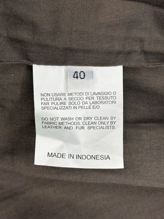 Vestido VIKAVI de ante auténtico bicolor Vintage