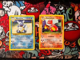 Wartortle y Charmeleon Base Set Pokémon