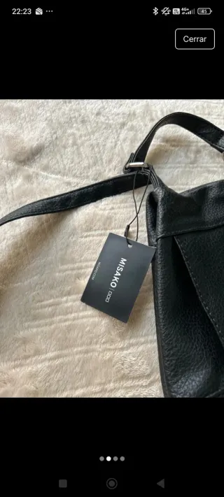 Mochila Misako antirrobo negra