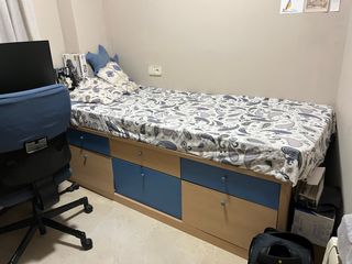 Mueble cama con 6 cajones