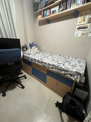 Mueble cama con 6 cajones