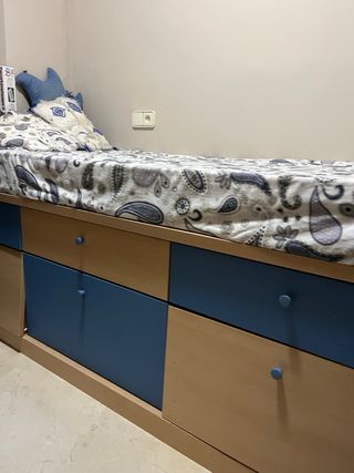 Mueble cama con 6 cajones